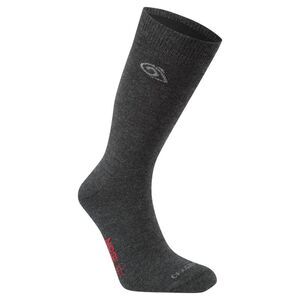 Craghoppers Unisex Adult Wool Blend Insect Repellent Boot Socks / Dark Iron